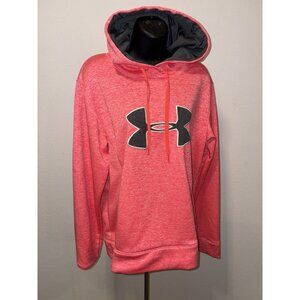 Under Armour Hoodie  Cold Gear Women Large Pullover Orangu